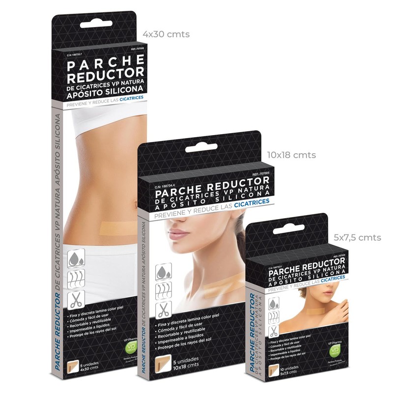 VP Natura Scar Reducer Patch 5 x 7.5 cmts 10