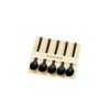 Nakatani Brothers Shokai "Yamanaka Lacquerware" Wood Grain Teaspoon, 5 Pieces,