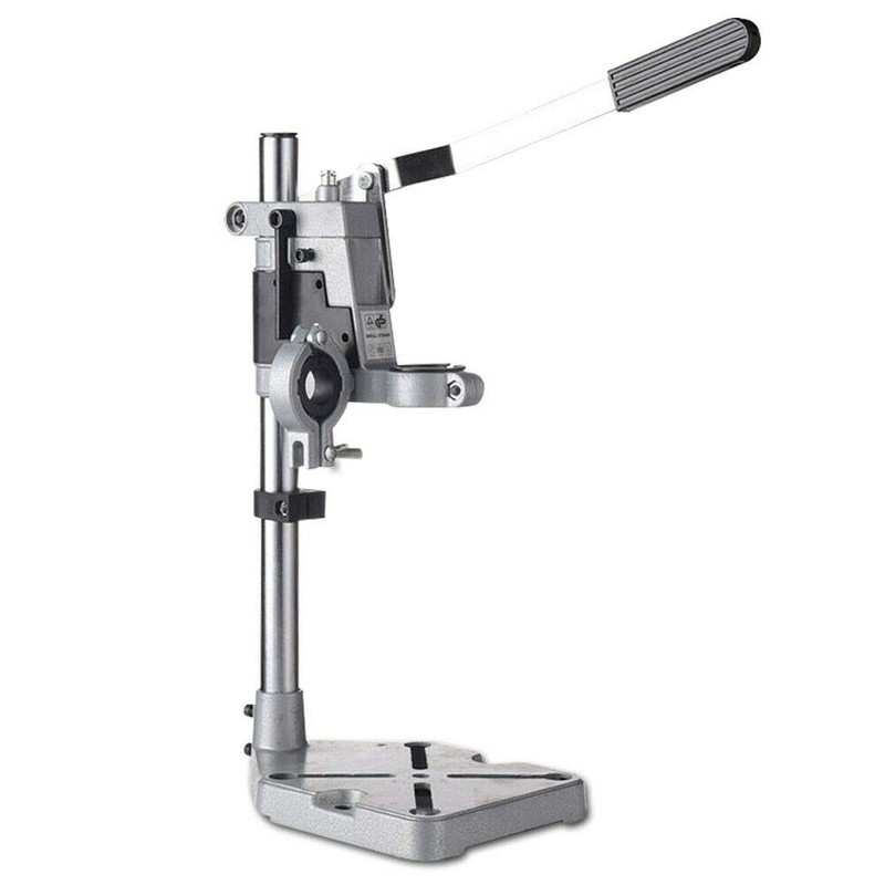 DENESTUS Upgraded 2Hole Adjustable Bench Electric Drill Stand Press Power