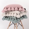 OiseauVoler Knitted Cushion Cover Tassel Body Pillow Cover Home Decor