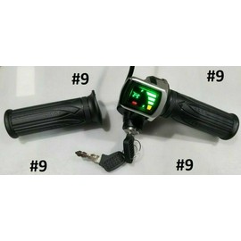 CCU-TriMax throttle 48 volt E Bike Electric Scooter Throttle with Key 48v - 4 LED Hi End Throttle