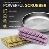 The Crown Choice Heavy Duty Non-Scratch Dish Scrubbers for Cleaning