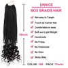 7 Packs 18 Inch Bohemian Goddess Box Braids Crochet Hair