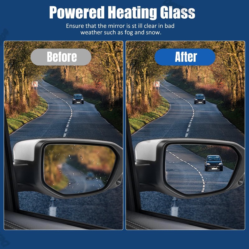 Dexepe Passenger Side Mirror Assembly 2016-2021 Compatible with Honda Civic