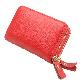 MiYi Men's Women's Smart Key Case, Up to 18 Cards, 6 Key Hooks, Coin Purse, Popular, Anti-Skimming, Card Slot, Card Storage, Credit Card Case, Large Capacity, Key Storage, Key Case, Black, Brown,