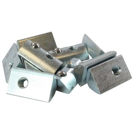 10x T-Slot Nut 8 St M5 Slot 8 - Type I - without step, spring loaded ball, steel