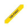 Brother TZe-FX621 label-making tape Black on yellow