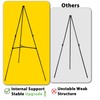 PUJIANG 3 Pack Easel Stand for Sign - 63 Inches