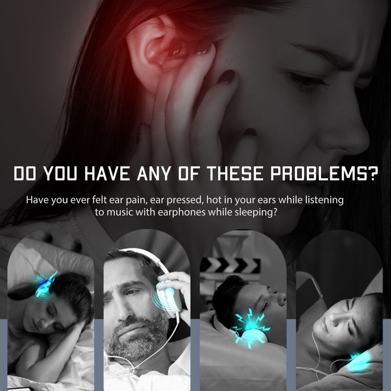 dura MOBI C807 Bone Conduction Speaker Sleeping Pillow Speaker BT5.0