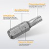 sourcing map 10pcs T25 Torx Screwdriver Bit 1/4" Hex Shank