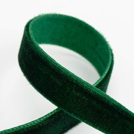 Velvet Ribbon 9mm x 10 Metres - Bottle Green