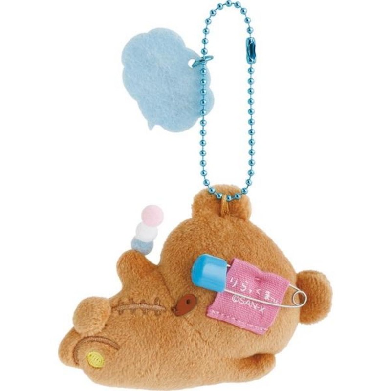 AB42501 リラックマ ゆるゆるぽかぽかシリーズ ぶらさげマスコットバッジ リラックマ