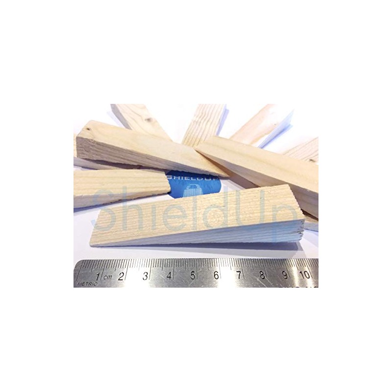 ShieldUp 10 x Wooden Wedges or Shims or Doorstops