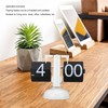 European Style Retro Digital Flip Down Clock 304 Stainless Steel