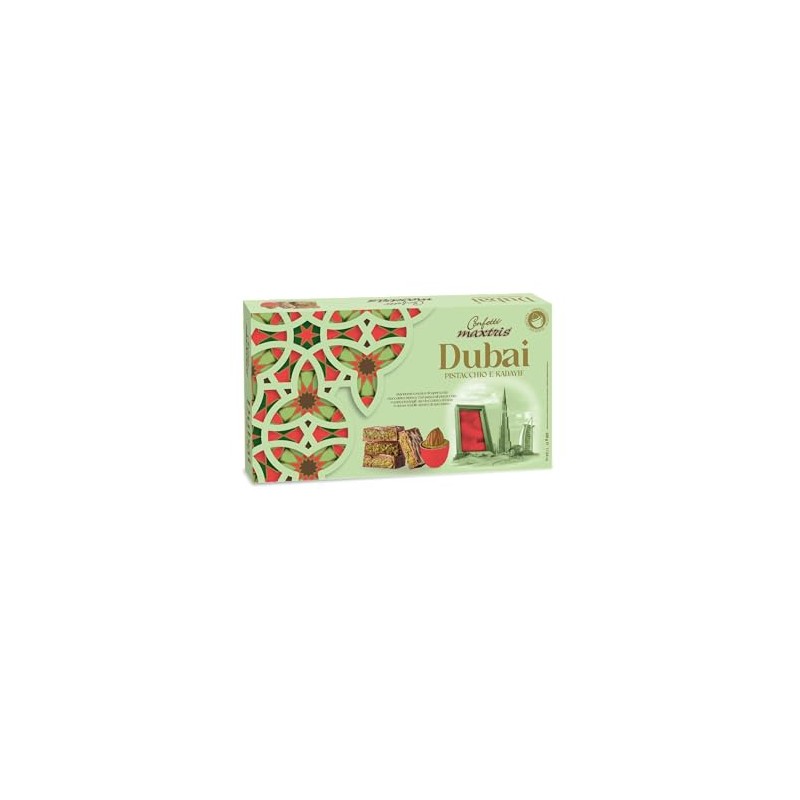 Confetti Maxtris Ciocomandorla DUBAI, Rosso, scatola 500g