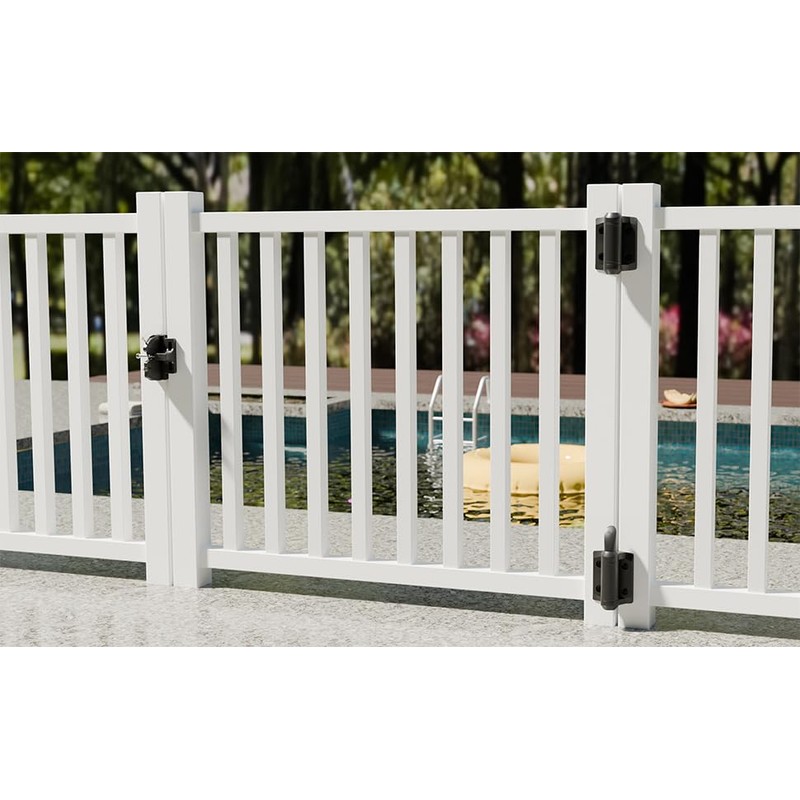 HILLMASTER Key Lockable 2 Sided Gate Latch Key,Self Locking Gate