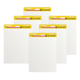 Post-it Super Sticky Easel Pad, 25 x 30 Inches, 30 Sheets Per Pad, 36 Pads, Large, White, Premium Self Stick Flip Chart Paper, Anchor Chart, Office Supplies & School Supplies, Great for Teachers and Students