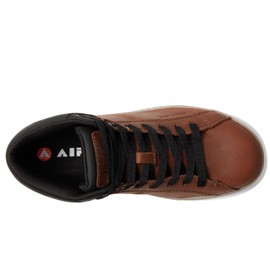 Airwalk Deuce Mid Top Composite Toe Women’s Industrial Work Shoes, Brown/Tan, Size 6, Medium, Comfortable & Light Work Shoes for Women, Electric Hazard, Slip Resistant