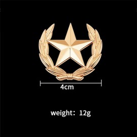 tanxuan Wheat Ears Star Alloy Brooch for Women Men Badge Enamel Pins Star Brooch Pin for Women Girls Men Sweater Collar Scarves Dress Jackets Backpacks Badge