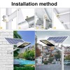 PFCTART Waterproof 9000W Commercial Solar Street Light Dusk To Dawn