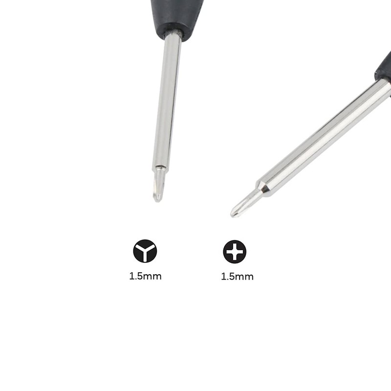 1.5mm Y Tip Tri Wing and Phillips PH000 Screwdriver Precision