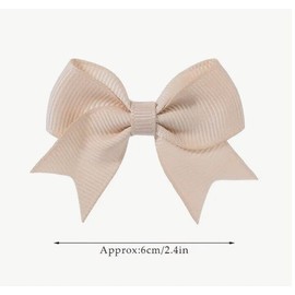 Unbranded Assorted Hair Bow Clips Grosgrain Ribbon Baby Toddler Girl Hair Barrette Set