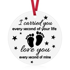 Miscarriage Memorial Gifts for Loss of Baby Christmas Ornament Miscarriage Gifts for Mothers Ceramic Ornament Pregnancy Loss Gifts Infant Loss Sympathy Gift Bereavement Remembrance Gift for Loss