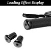 1 Pair Handlebar End Plugs, Bicycle Handlebar End Plugs, Aluminum