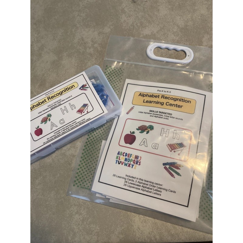 Alphabet Recognition Learning Set - PreK - K-5 w/ Lakeshore