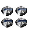 RAYS 61025000005BC-4 Glam Lights Center Cap No.17 Chrome/BL Set of 4