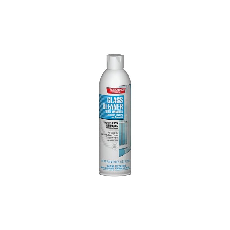 Glass Cleaner with Ammonia, 20 oz can, 1 Count