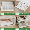 PAKETA 4 Pack Expandable Pull Out Cabinet Organizer, 21'' Deep