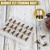 Bionic Fly Fishing Bait,18pcs/36pcs Trout Jig Swimbait Fly Hook Soft