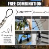 String Light Hanging Kit with 164 Ft Nylon Coated 304