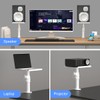 suptek Clamp-on Speaker Stand Desk Mount Set, Height Adjustment, Tilt,