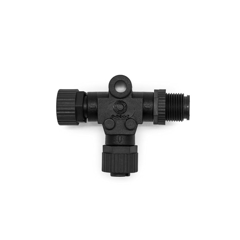 T Connector for NMEA 2000 3 Port Connector 5-Pin M12