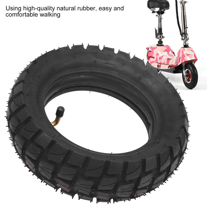 10in Electric Scooter Tire with 10x2.5in Inner Tube Inflatable Rubber
