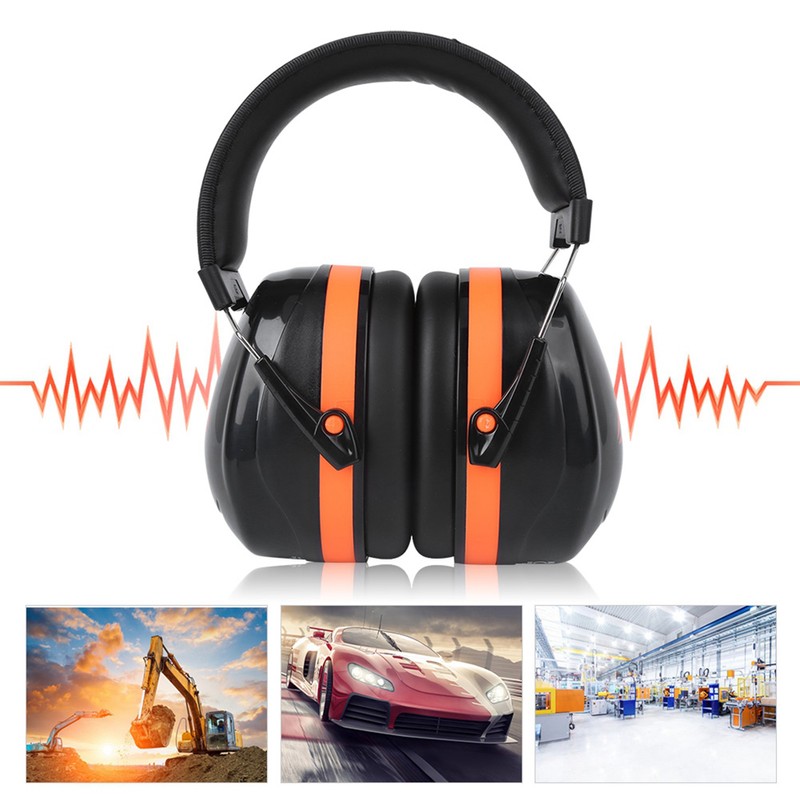 Noise Proof Earmuff Double Lining Head Ear Defender Noise Cancelling