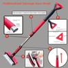 DE Anderqueen 42" Car Snow Brush & Ice Scraper Red