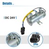 X AUTOHAUX 1 Set 24V Universal Auto Electric Fuel Pump