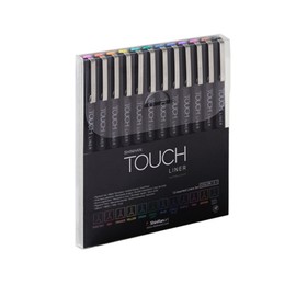 Touch liner 5 types set BLACK 1 color 1 set / 터치 라이너 5종 세트 BLACK 1색 1세트