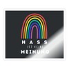 Spreadshirt Hass Ist Keine Meinung Statement Rainbow Sticker 10 x