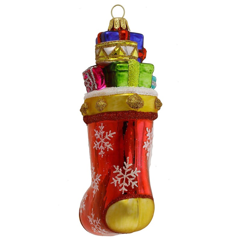 HAMBURGER WEIHNACHTSKONTOR® - Christmas Tree Baubles Stocking with Gifts