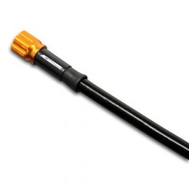 AC Performance Line Universal Brake Hose / Black [Socket Gold] [Total Length of Hose 25.0 inches (635 mm)