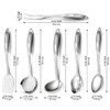 Berglander Stainless Steel Kitchen Utensils Set 6 Pcs, Cooking Utensil