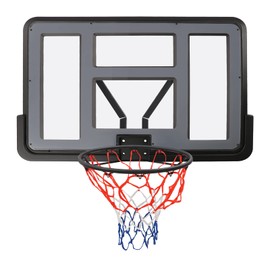 PIAOCAIYIN Basketball Backboard Rim Combo, Wall Mounted PET Basketball Hoop, Professional Detachable Basketball Backboard Replacement for Home Training/Club/Indoor & Outdoor