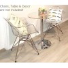 24/7Electronics 6 Chair Glides Black Eames Eiffel Base Furniture Leg