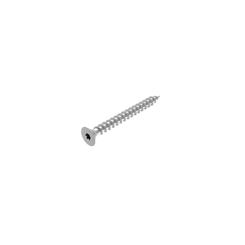 SECCARO Chipboard Screws 6 x 60 mm Galvanised Steel Fully