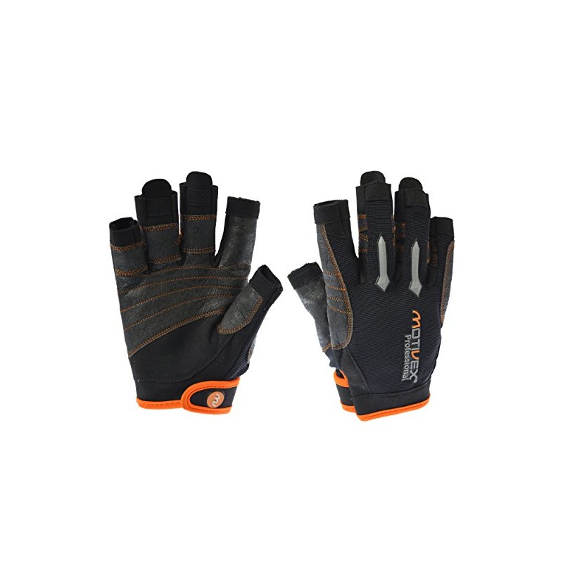 Sailing gloves Motivex® Professional Black/Orange, available Size S-XL – CORE
