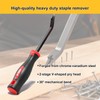 Heavy Duty Upholstery Staple Remover with Gloves, Chrome Vanadium Steel